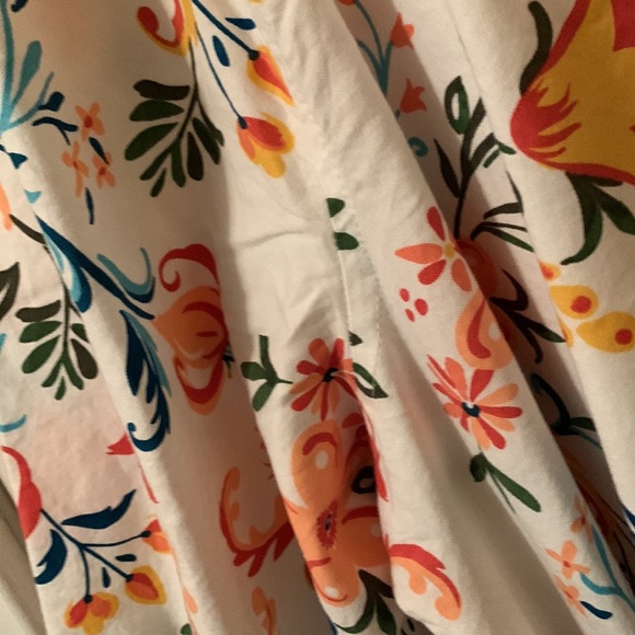 NWT Croft & Barrow beautiful floral fit&flare button up dress w/pockets size 3x - Picture 8 of 14